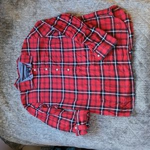 Tommy Hilfiger Plaid 1/2 Button-down